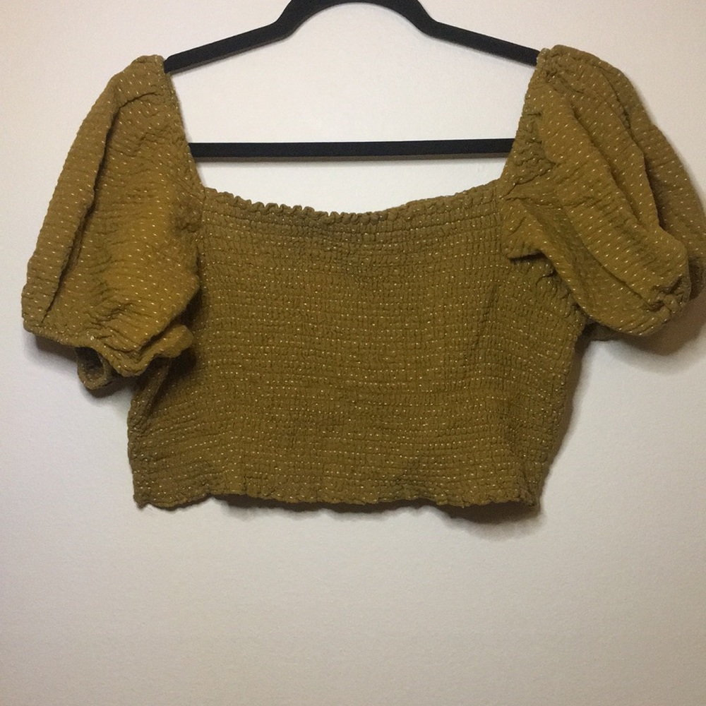 Wild Fable olive Green Crop top